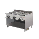 Mașină de gătit electrică pe suport deschis, 6 plite, Linia 900, Arisco